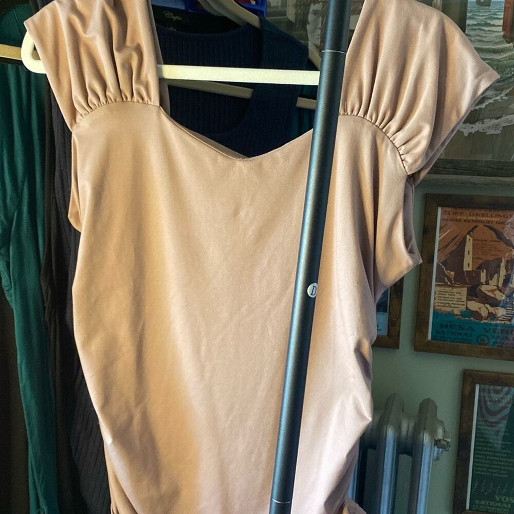 DAZY ruched sides sleeveless top